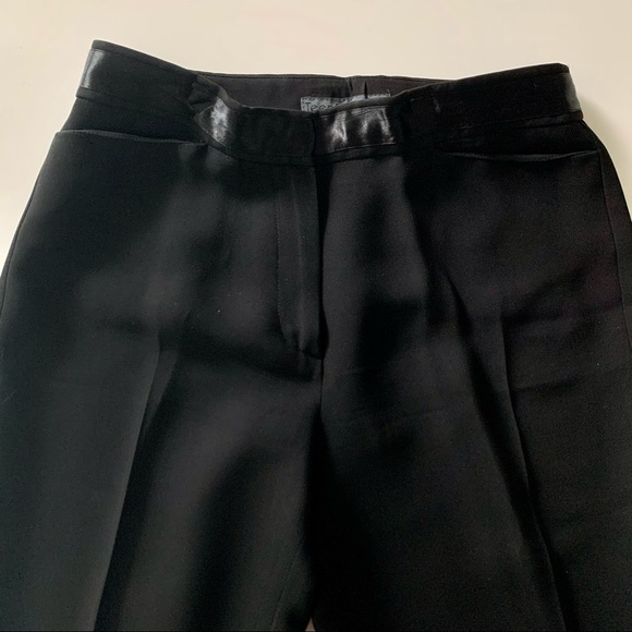 Teenflo Black High Waisted Cropped Pleated Pants - Picture 3 of 4